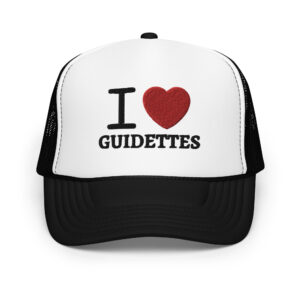 I Love Guidettes Foam trucker hat (Embroidered)