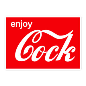 Enjoy Cock sticker