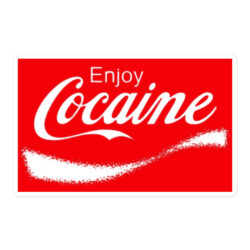 Enjoy Cocaine Black Sabbath Geezer Butler Sticker