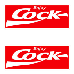 Bjork Enjoy COCK Sticker Pack