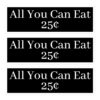 All You Can Eat 25¢ Sticker Pack