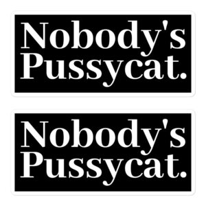 Nobody’s Pussycat Sticker Pack