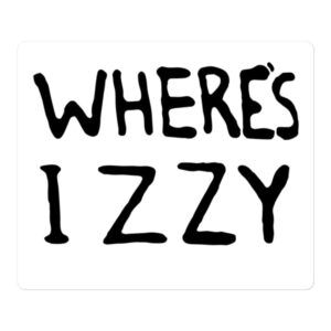 WHERE'S IZZY Sticker | Guns N' Roses Izzy Stradlin Don't Cry