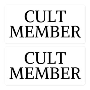 CULT MEMBER Sticker Pack