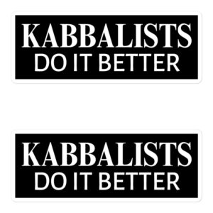 Kabbalists Do It Better Sticker Pack