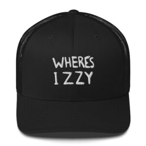 WHERE’S IZZY Trucker Cap (Embroidered)