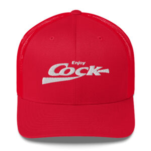 Bjork Enjoy COCK Trucker Cap (Embroidered)