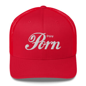 Enjoy PORN Trucker Hat | Enjoy Coca Cola Parody (Embroidered)
