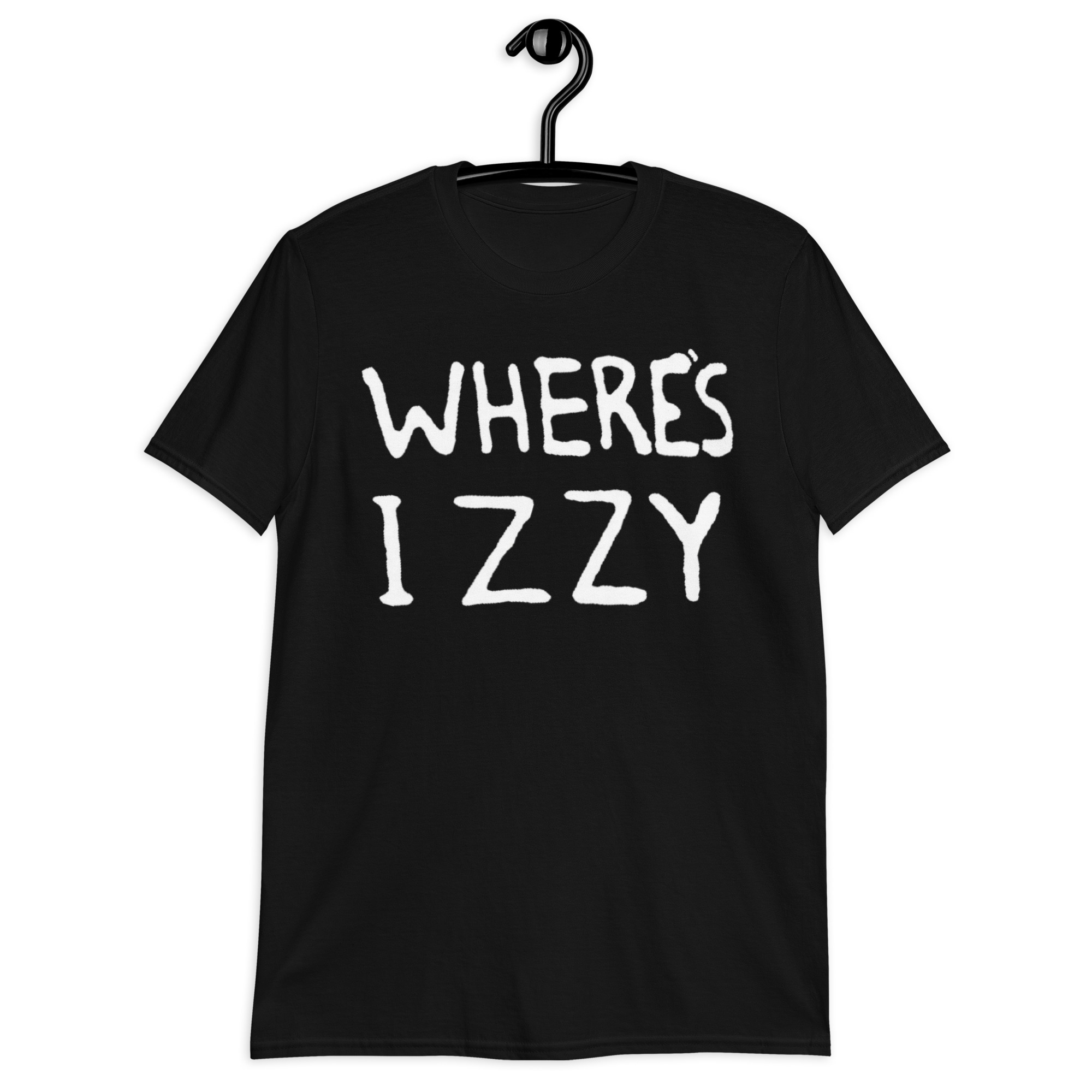 WHERE’S IZZY T-Shirt | Guns N’ Roses Don’t Cry GNR Izzy Stradlin (Horizontal version)