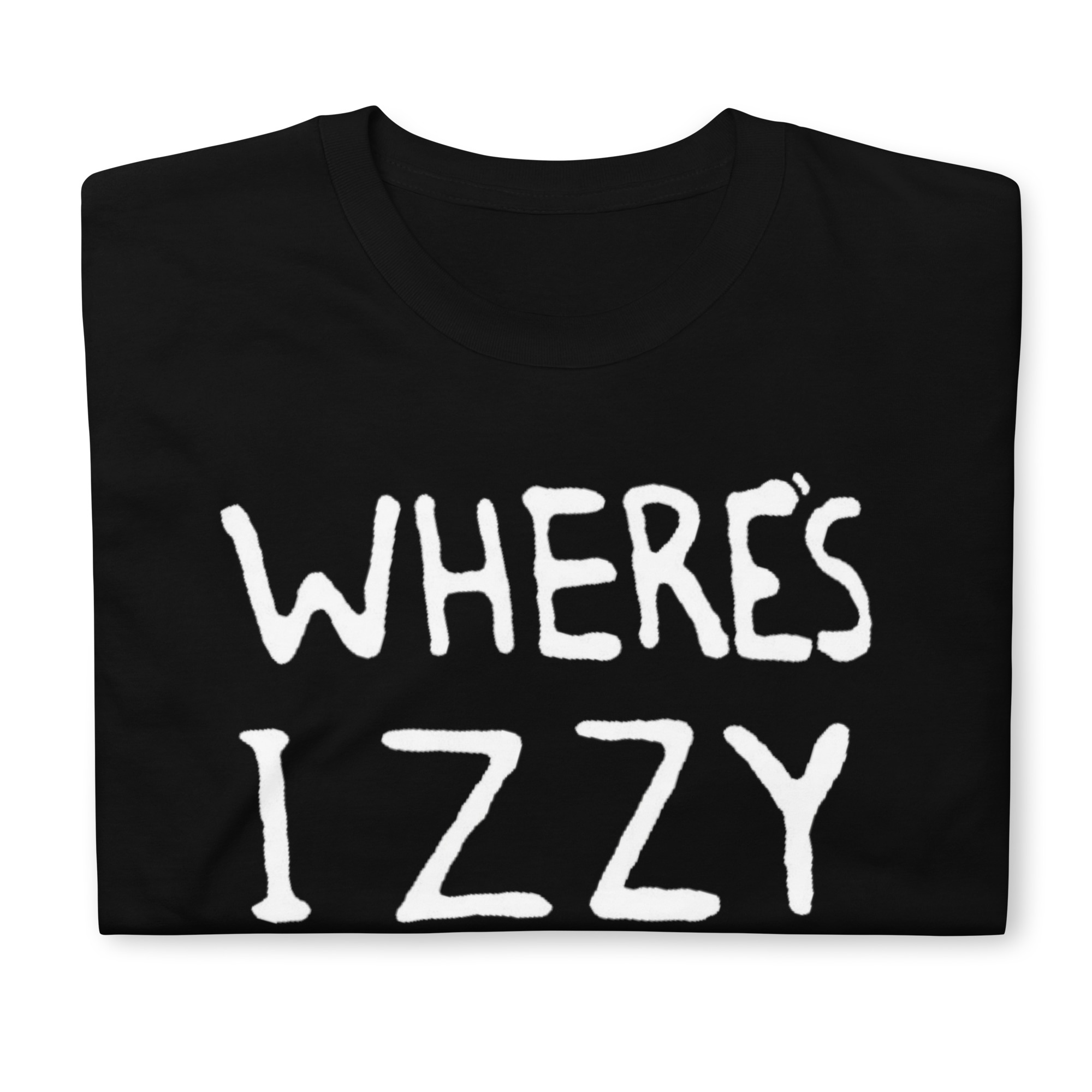 WHERE’S IZZY T-Shirt | Guns N’ Roses Don’t Cry GNR Izzy Stradlin (Horizontal version) - Image 2