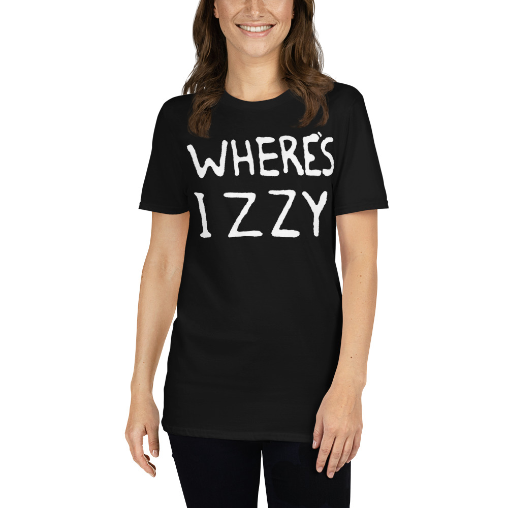 WHERE’S IZZY T-Shirt | Guns N’ Roses Don’t Cry GNR Izzy Stradlin (Horizontal version) - Image 6