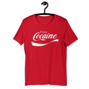 Enjoy Cocaine Black Sabbath T-Shirt | COKE-Cola Parody