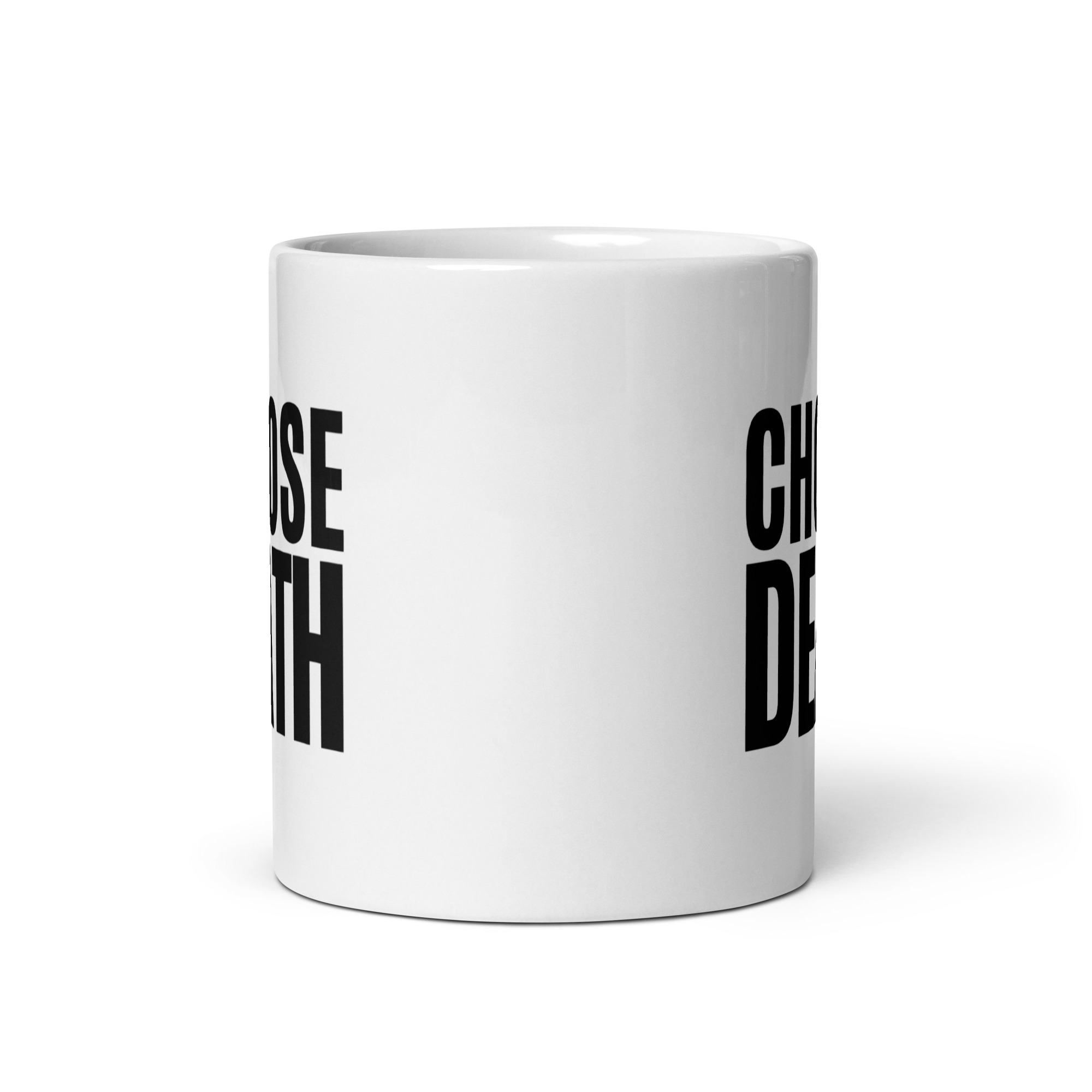CHOOSE DEATH coffee mug - Image 3
