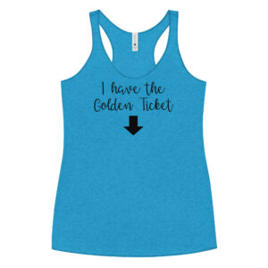 Britney Spears I Have The Golden Ticket Tank Top