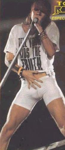Axl Rose TELL YOUR KIDS THE TRUTH white t-shirt