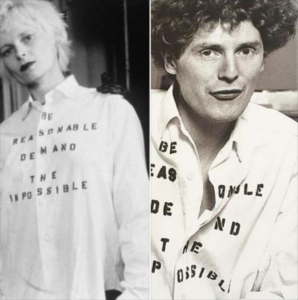 Be Reasonable Demand The Impossible shirt Vivienne Westwood Malcolm McLaren Seditionaries