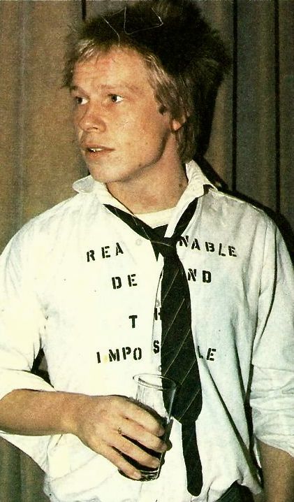 Be Reasonable Demand the Impossible shirt designed by Vivienne Westwood & Malcolm McLaren, SEX c.1976