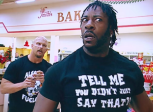 Booker T Tell Me You Didn't Say That shirt grocery story store brawl vs Stone Cold Steve Austin
