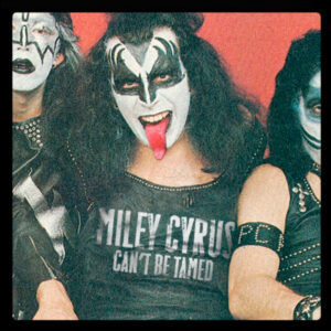 KISS Gene Simmons Miley Cyrus Can't Be Tamed shirt