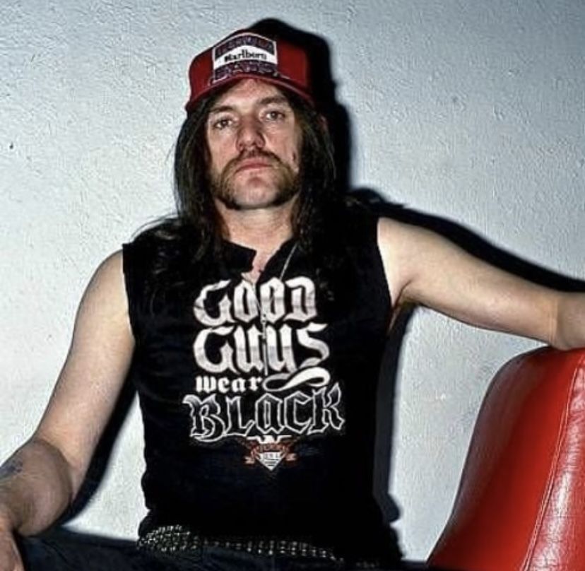 Lemmy Motorhead Good Guys Wear Black shirt