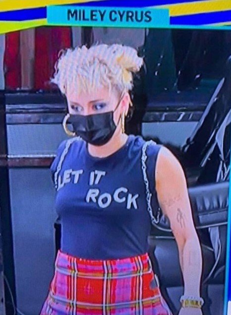 Let It Rock Miley Cyrus punk shirt