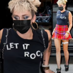 Miley Cyrus Let It Rock shirt punk rock