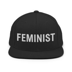 FEMINIST Flat Brim Hat (Embroidered)