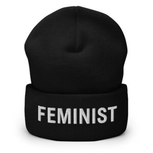 FEMINIST Cuffed Beanie (Embroidered)