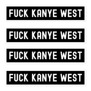FUCK KANYE WEST Sticker Pack