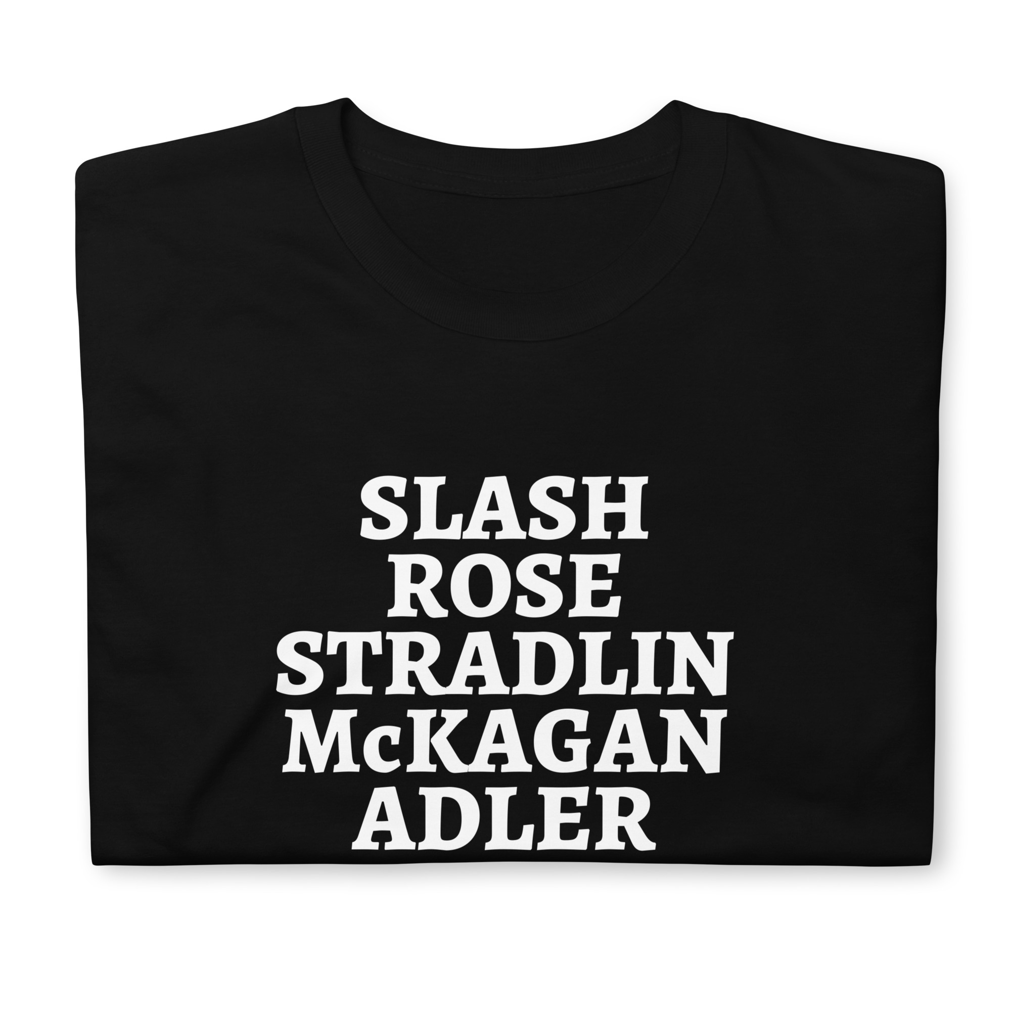 Slash Rose Stradlin McKagan Adler Guns N' Roses T-Shirt - Image 4