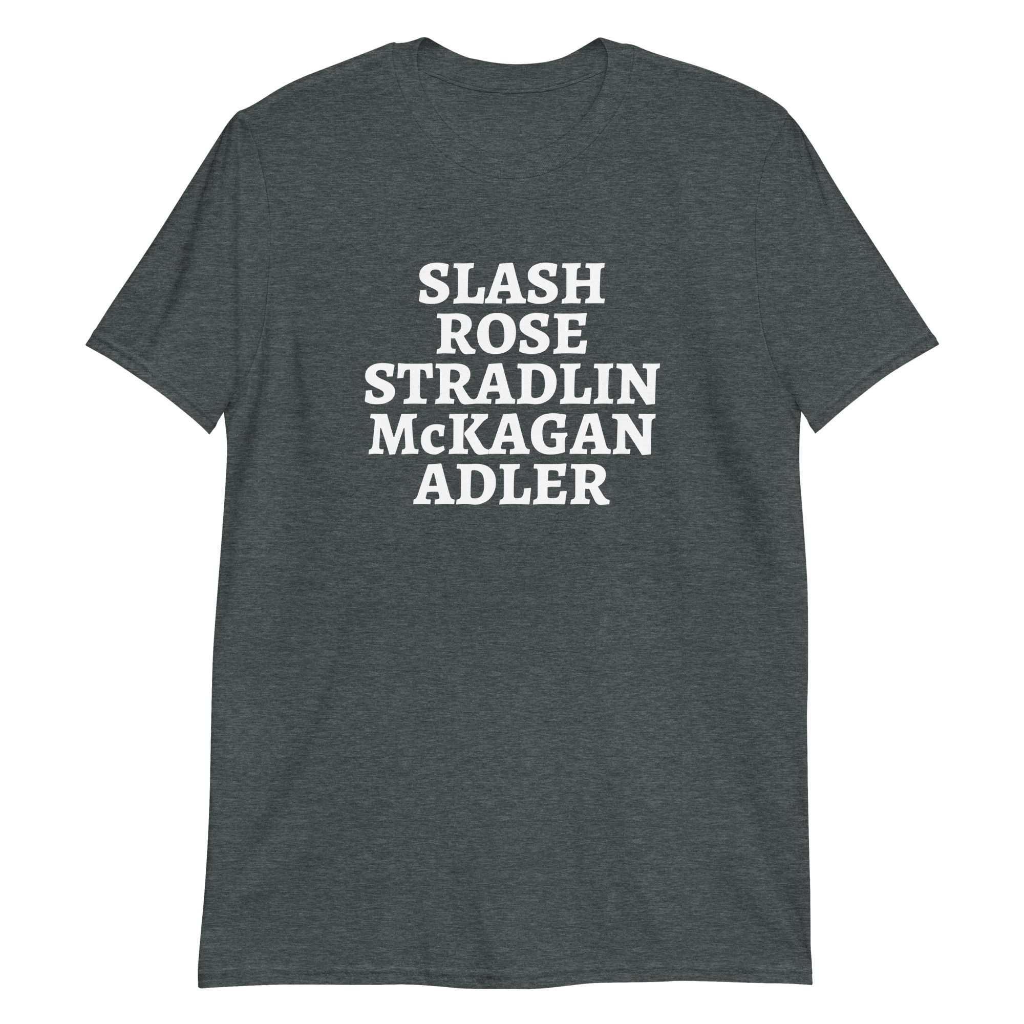 Slash Rose Stradlin McKagan Adler Guns N' Roses T-Shirt - Image 7