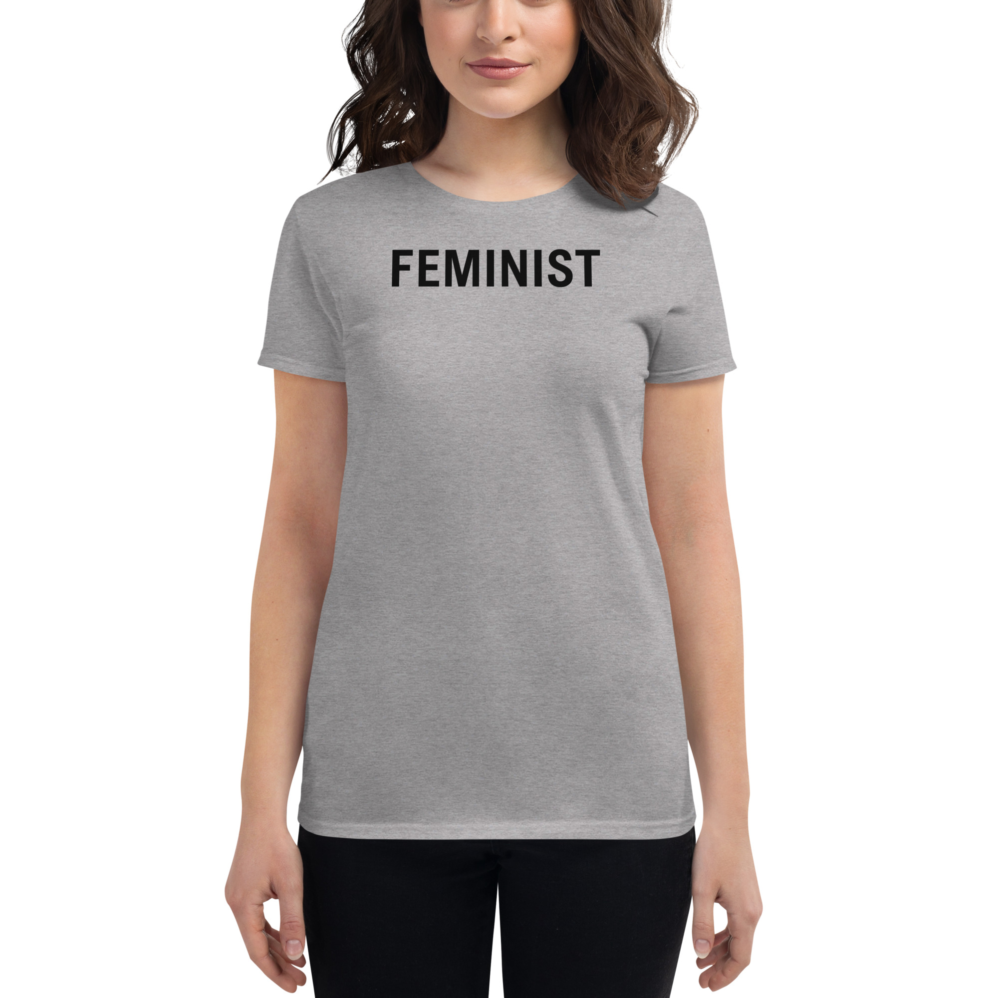 FEMINIST White T-Shirt | Feminism Women's Empowerment - Image 5