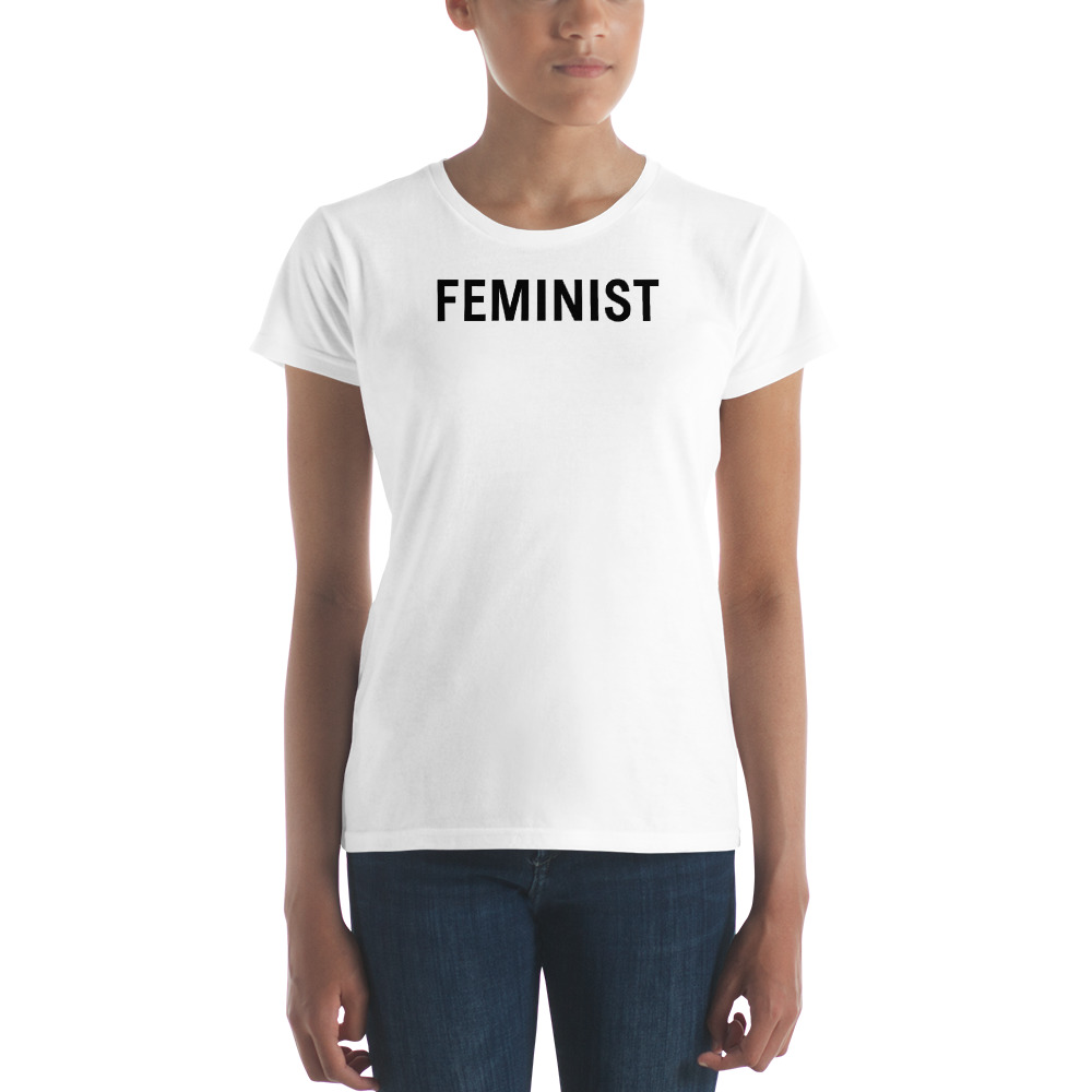 FEMINIST White T-Shirt | Feminism Women's Empowerment - Image 3