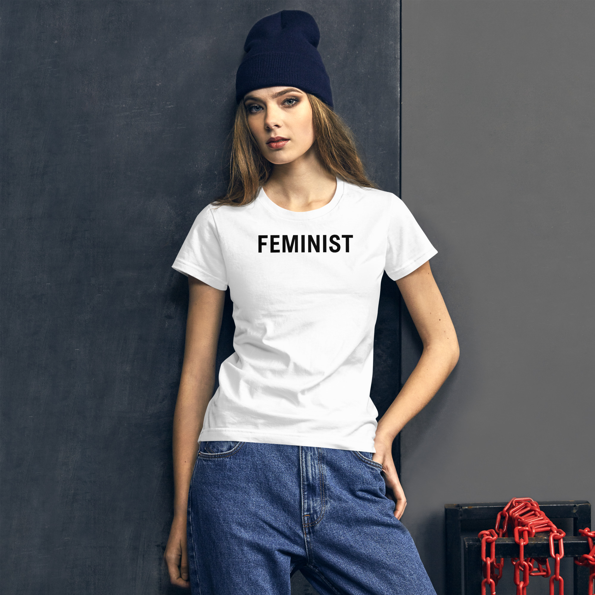 FEMINIST White T-Shirt | Feminism Women's Empowerment - Image 4