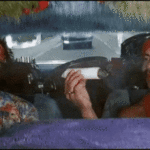 Cheech and Chong smoking giant joint
