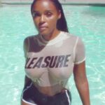 Janelle Monae PLEASURE wet t-shirt
