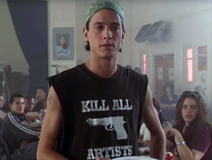 KILL ALL ARTISTS Gun shirt She's All That teen movie