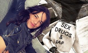 Michelle Rodriguez SEX DRUGS & RAP shirts