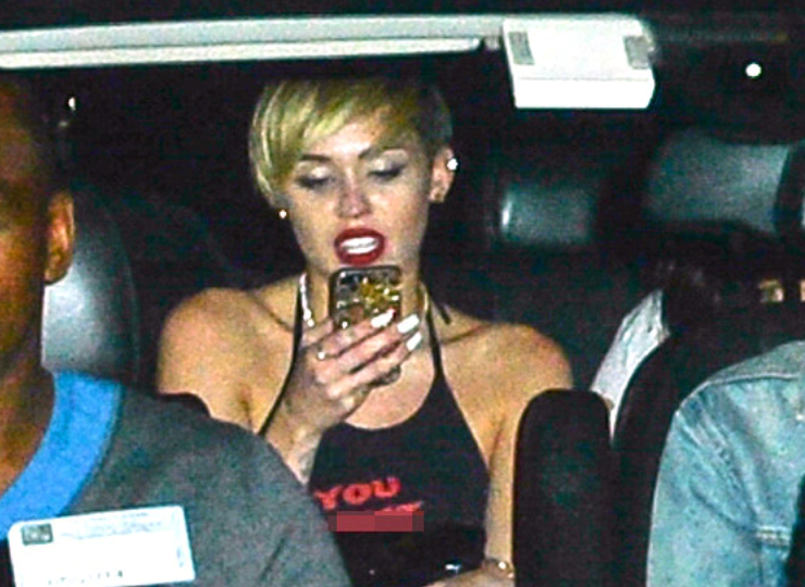 Miley Cyrus YOU CUNT shirt