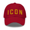 ICON Cap (in embroidered yellow letters)