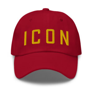 ICON Cap (in embroidered yellow letters)