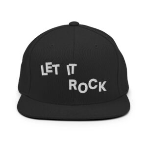 Let It Rock Flat Brim (Embroidered)