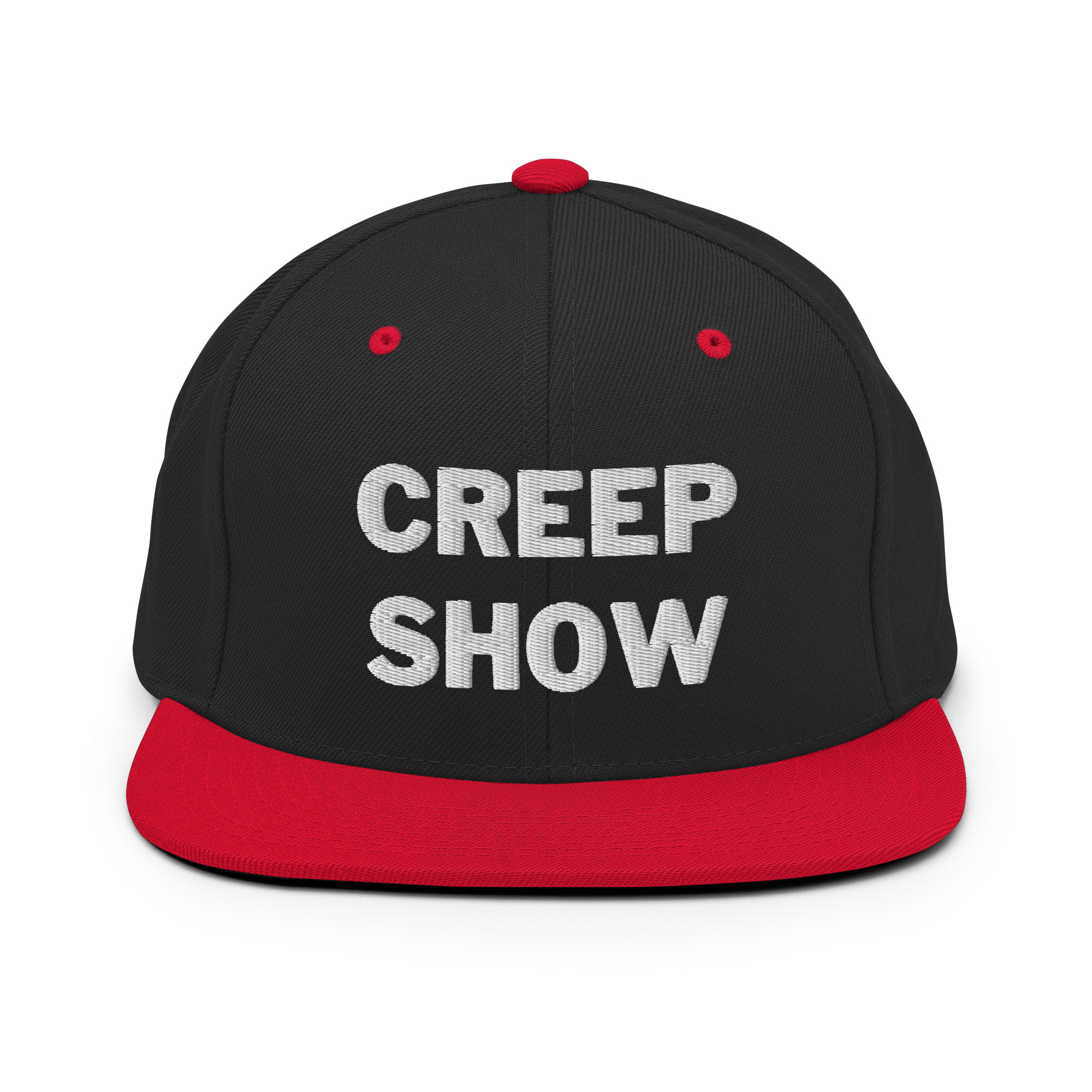 CREEP SHOW Flat Brim Hat (Embroidered) - Image 4