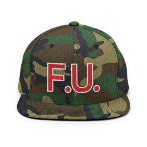 F.U. Flat Brim Hat (Embroidered)