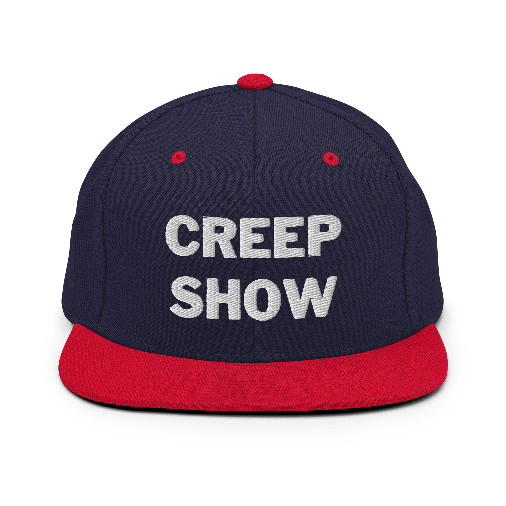 CREEP SHOW Flat Brim Hat (Embroidered) - Image 8
