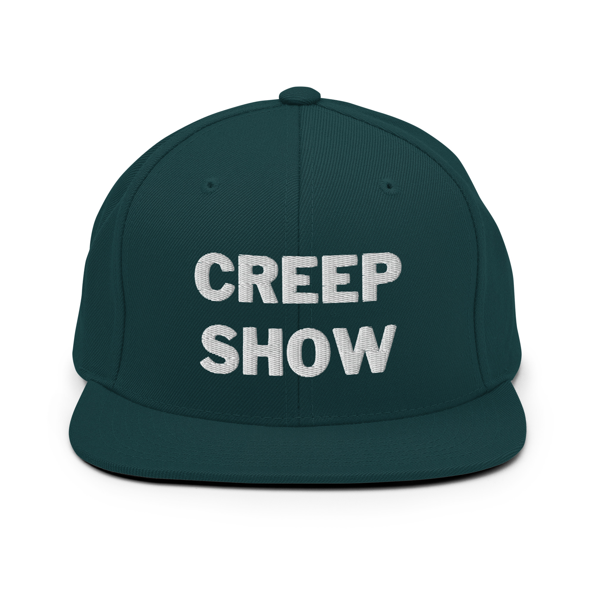 CREEP SHOW Flat Brim Hat (Embroidered) - Image 9