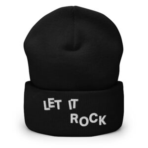 Let It Rock Beanie Hat (Embroidered)
