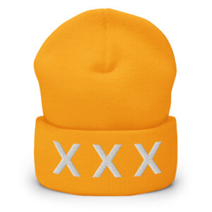 XXX Straight Edge Beanie Hat (Embroidered) - Image 8
