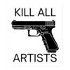Kill All Artists Thom Yorke Radiohead Sticker