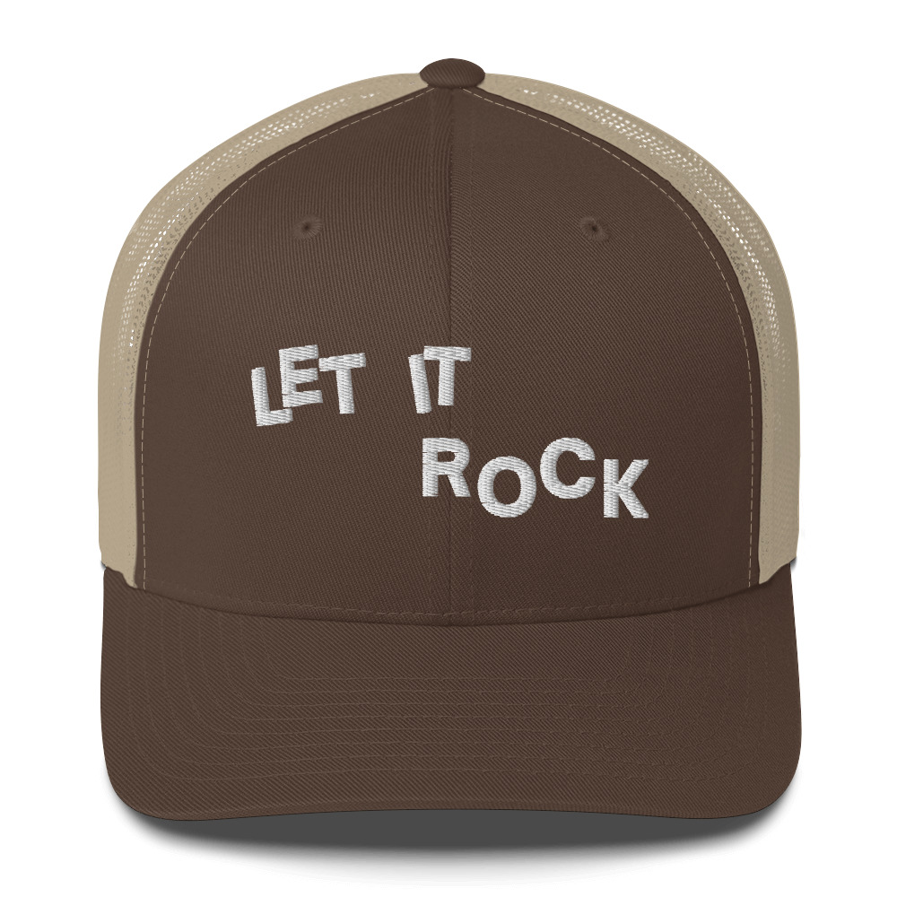 Let It Rock Trucker Cap (Embroidered) - Image 10